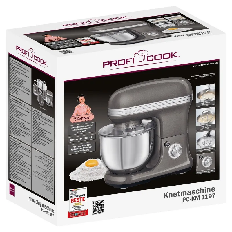 Кухонний комбайн Profi Cook PC-KM 1197 Antracite